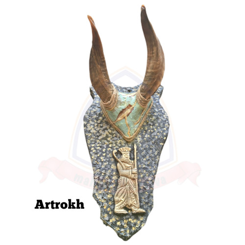 هدمانت شاخ بز طرح هخامنشی ابروبادی