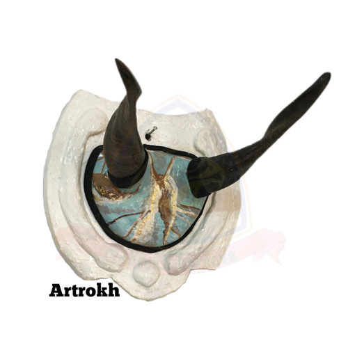 هدمانت شاخ بز طرح فیروزه گچ بری