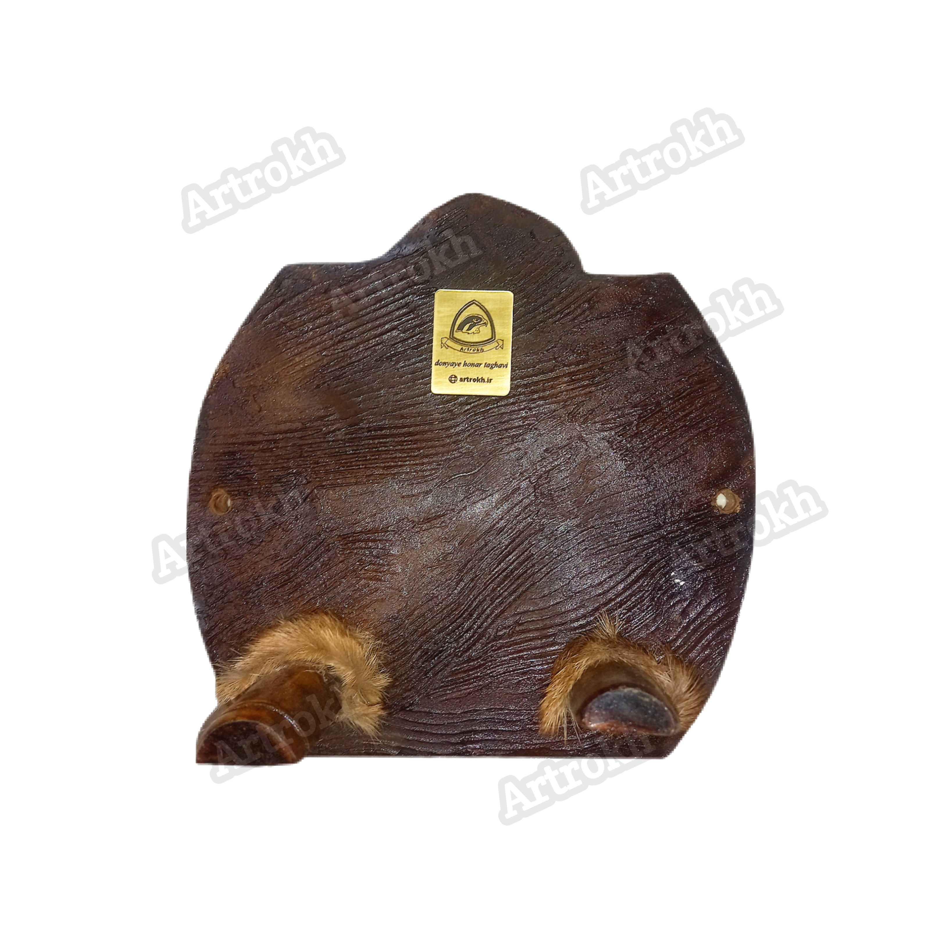 جالباسی دوشاخه چوب خراطی   کد: r0۱۰