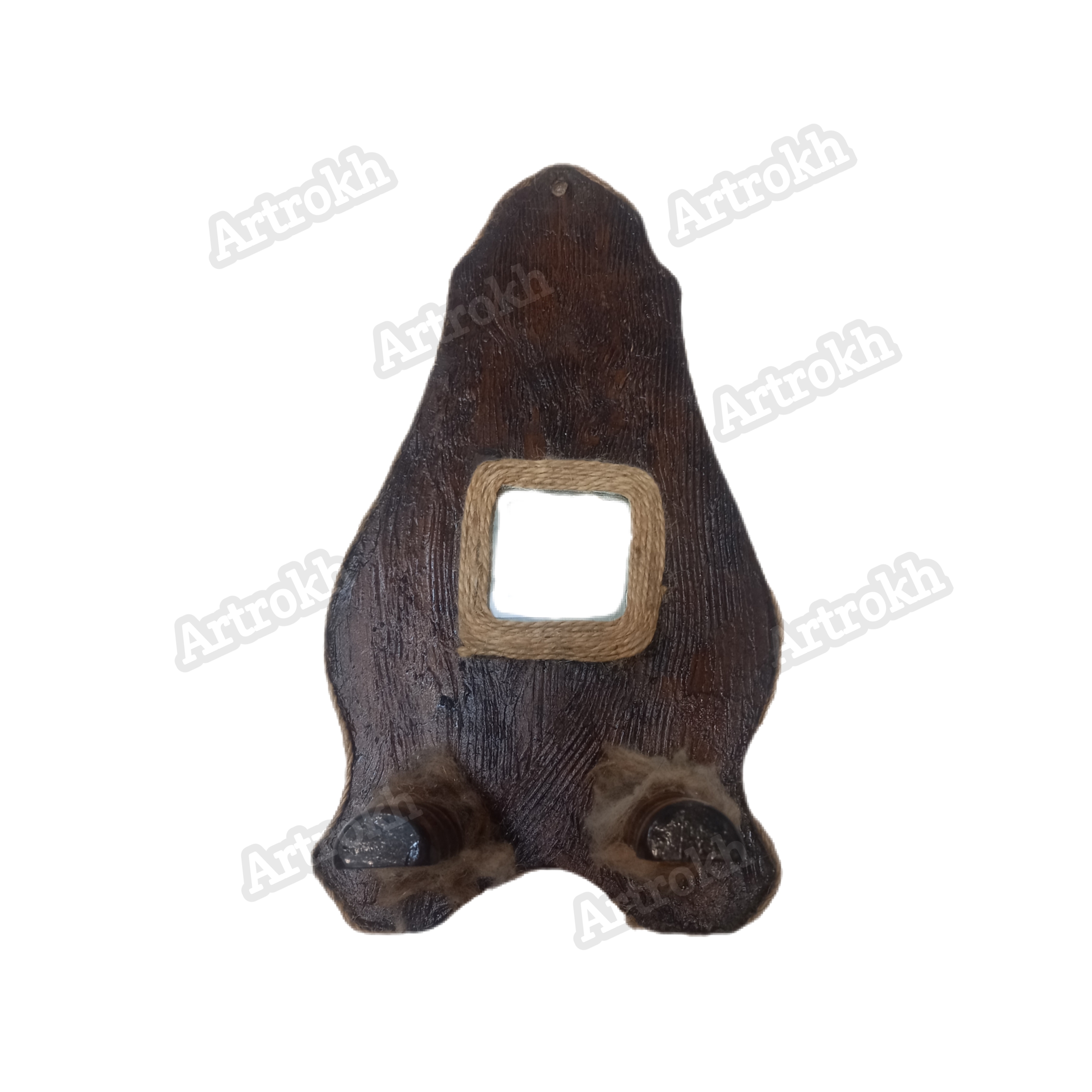 جالباسی دوشاخه چوب خراطی   کد: r015