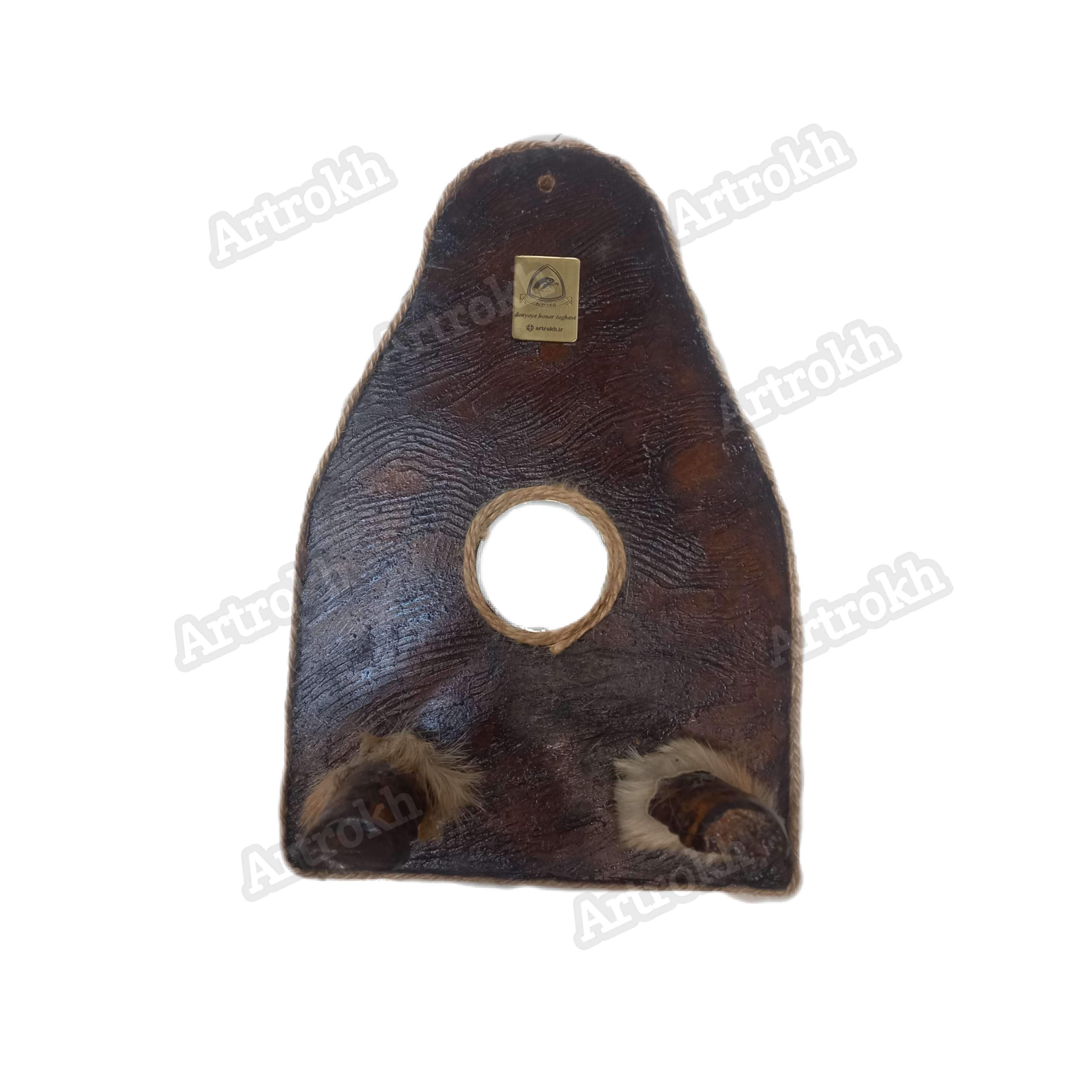 جالباسی دوشاخه چوب خراطی   کد: r017